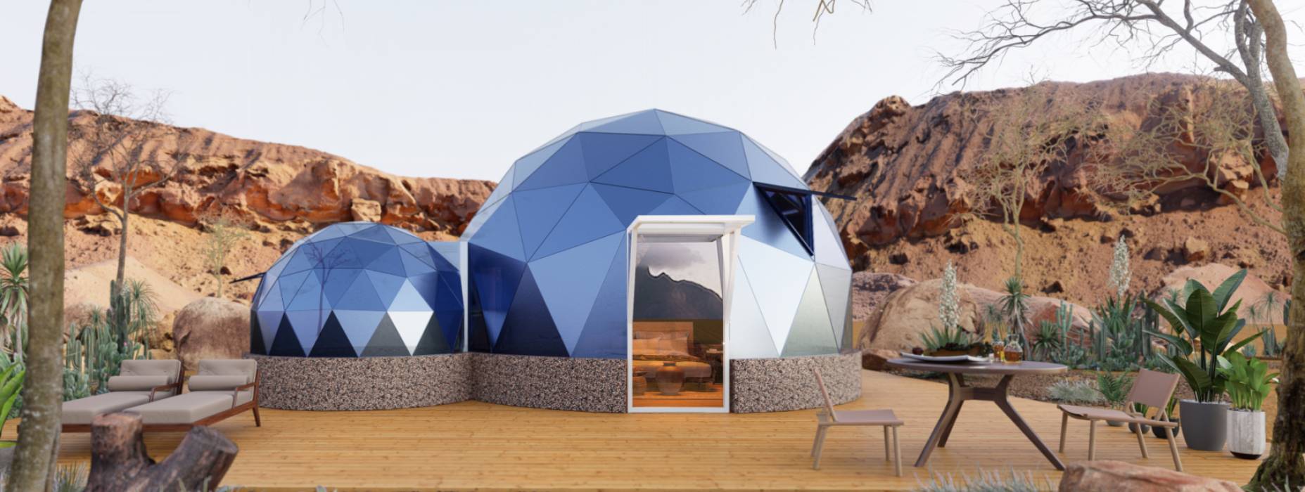 勃利县球形智能光伏玻璃星空房